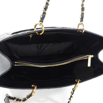 Chanel Caviar Quilted XL Grand Shopping Tote GST Black 6 of 8