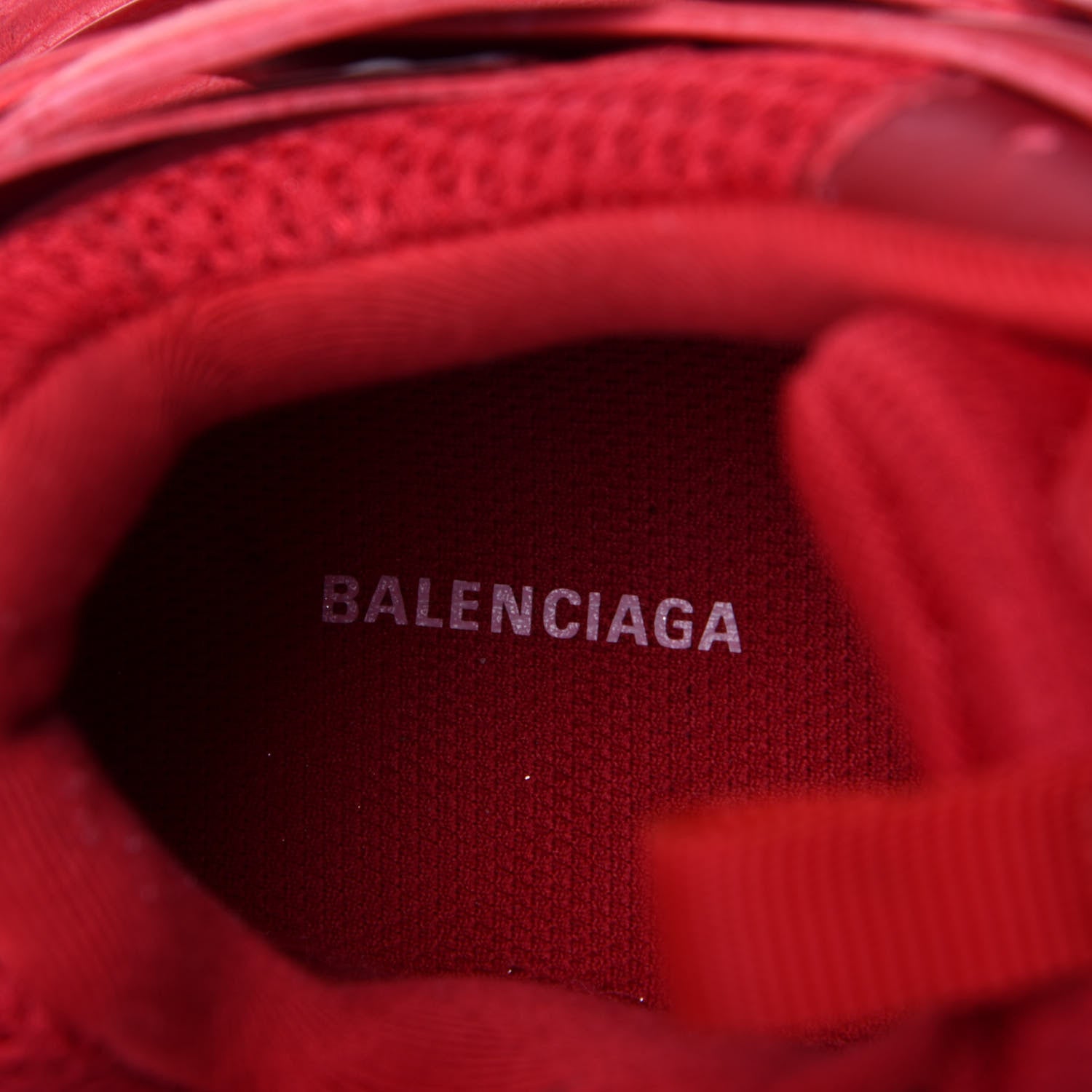 Balenciaga Mesh Nylon Mens Track Sneakers 43 Malboro Red 9 of 15