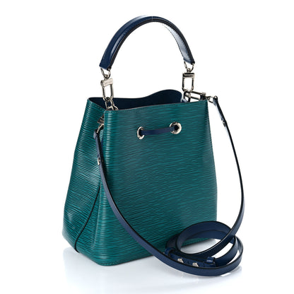 Louis Vuitton Epi Neonoe BB Emerald Indigo 3 of 10