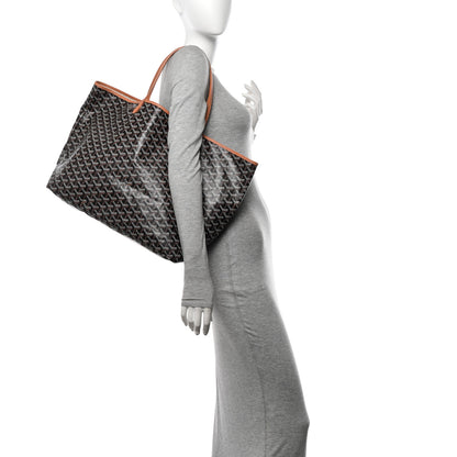 Goyard Goyardine Saint Louis GM Black Gold 2 of 11