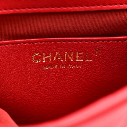 Chanel Calfskin Quilted Small Charms Backpack Red 6 of 11