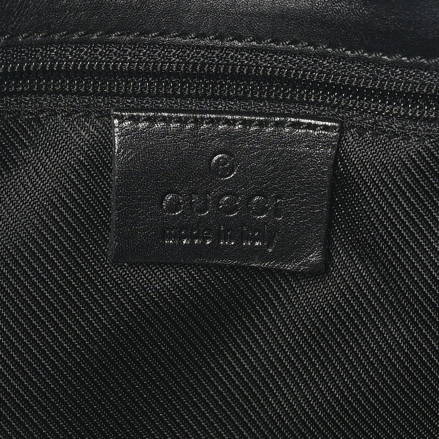 Monogram Lobster Clasp Jackie O Hobo Black