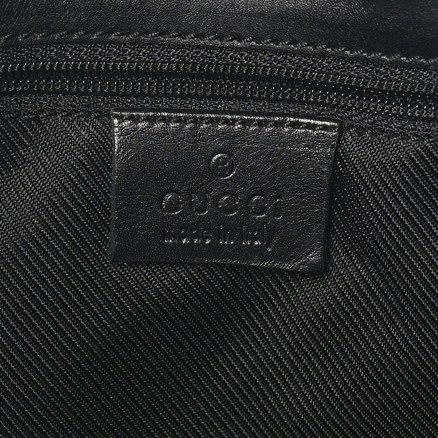 Gucci Monogram Lobster Clasp Jackie O Hobo Black 6 of 11