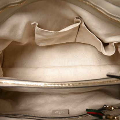 Gucci Monogram Web Medium Mayfair Tote Off White 5 of 10