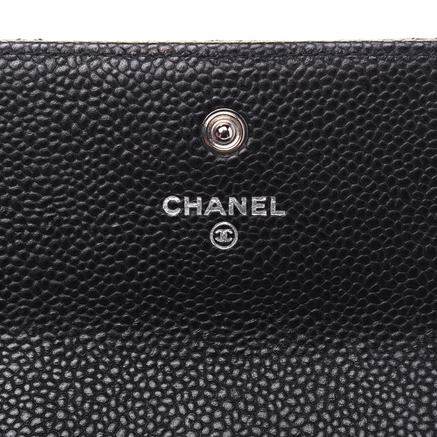 Chanel Caviar Quilted Large Gusset Flap Wallet Black 6 of 14