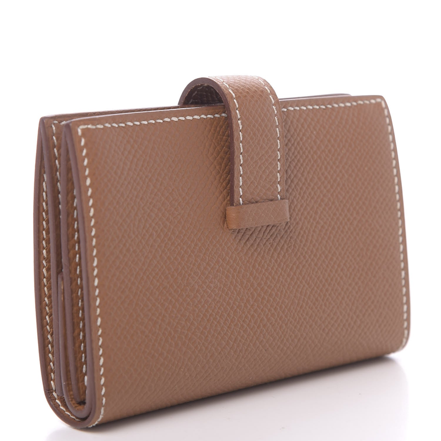 Hermes Epsom Mini Bearn Wallet Gold 3 of 8