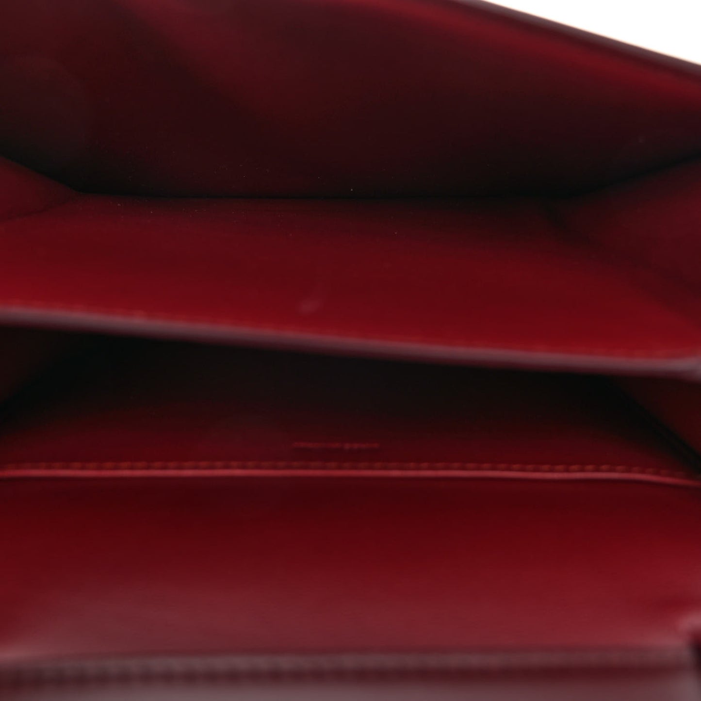 Box Calfskin Teen Classic Box Flap Bag Burgundy
