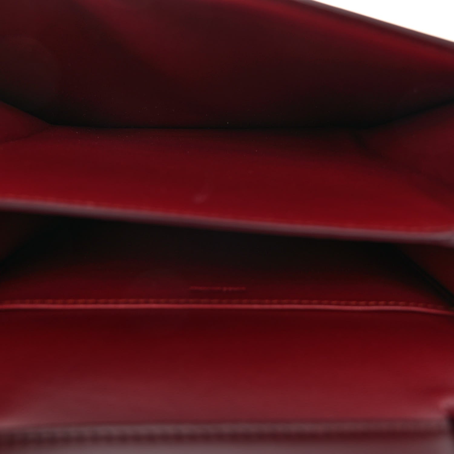 Celine Box Calfskin Teen Classic Box Flap Bag Burgundy 5 of 9
