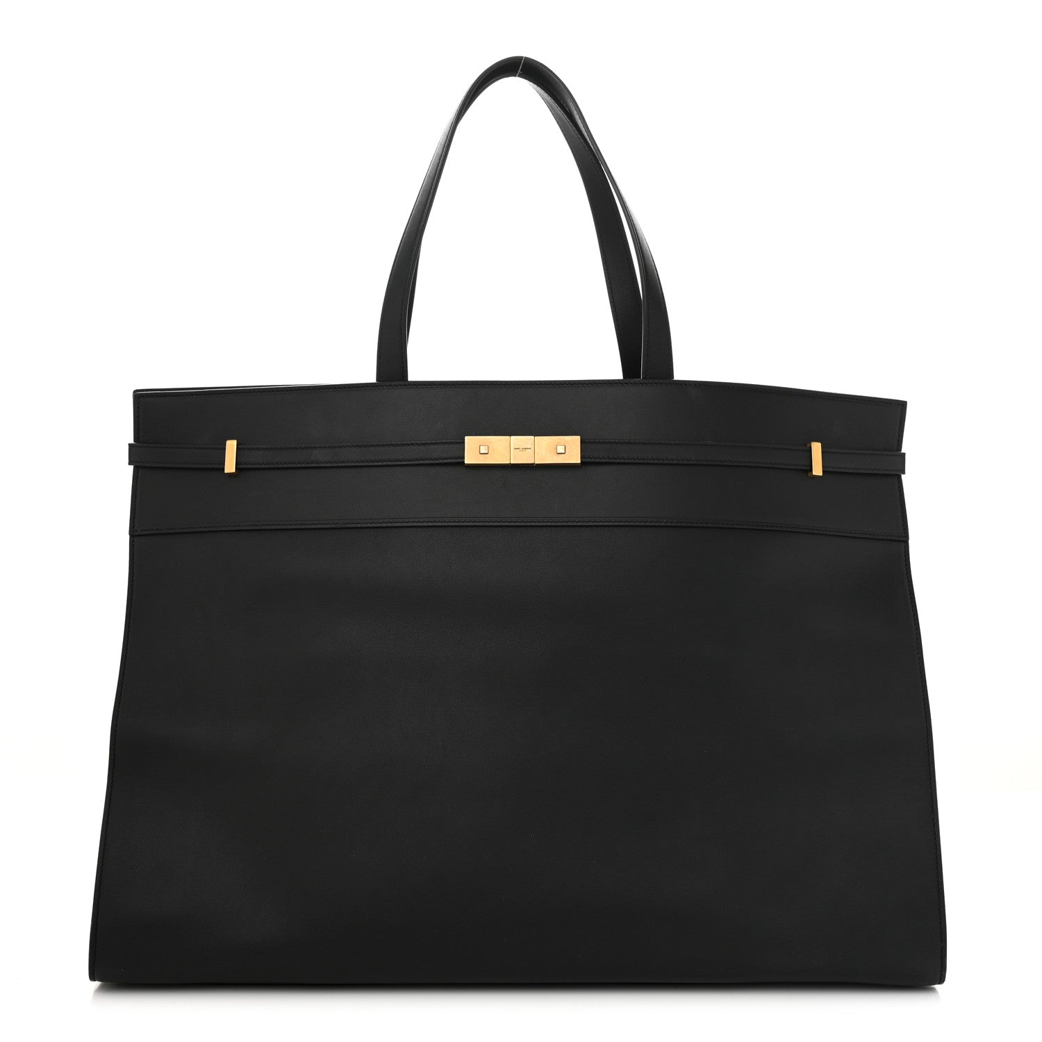 Saint Laurent Calfskin Large Manhattan Shopper Tote Black 1 of 13