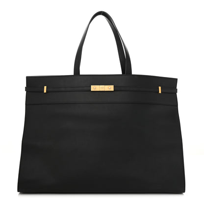 Saint Laurent Calfskin Large Manhattan Shopper Tote Black 1 of 13