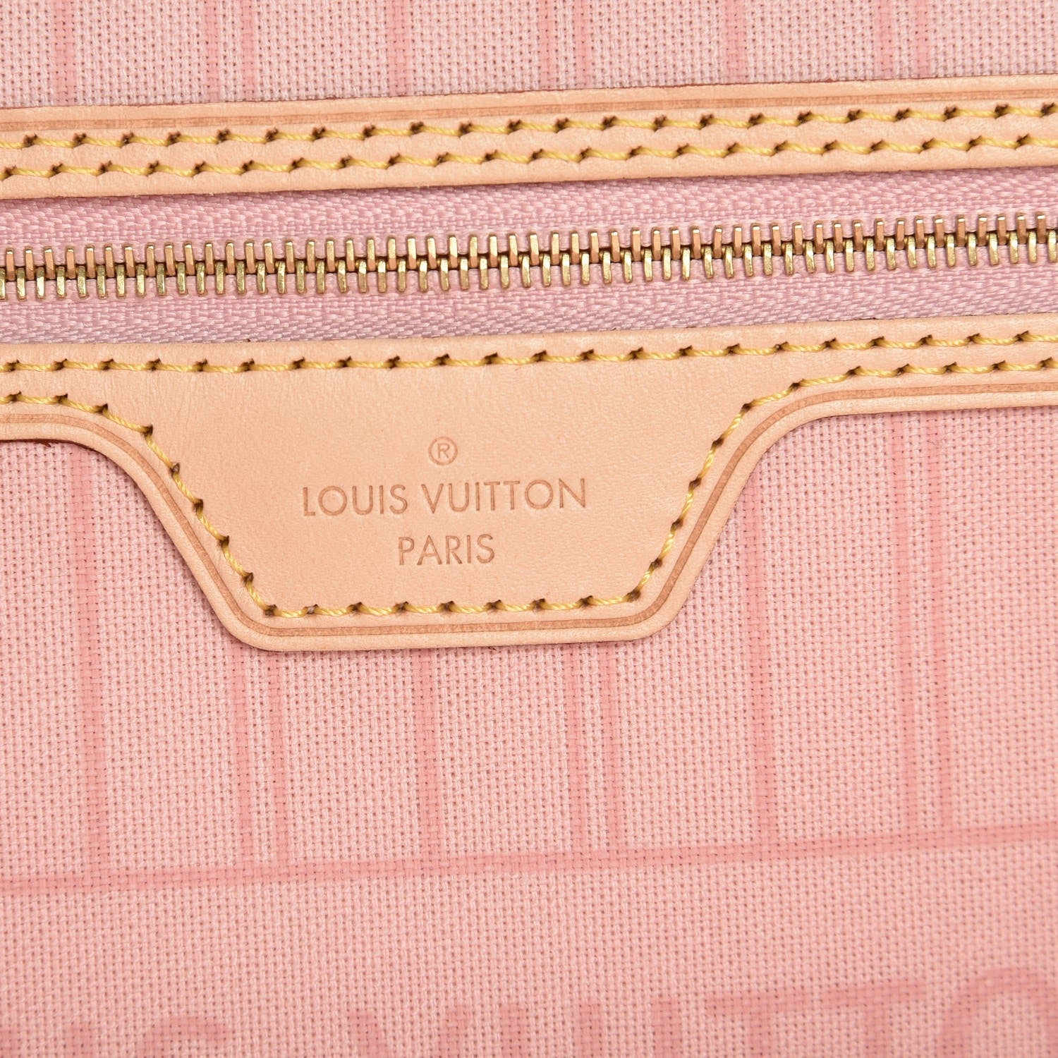Louis Vuitton Damier Azur Neo Neverfull MM Rose Ballerine 7 of 8