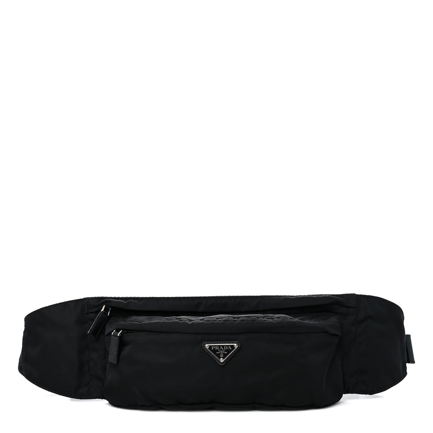 Tessuto Nylon Montagna Belt Bag Black