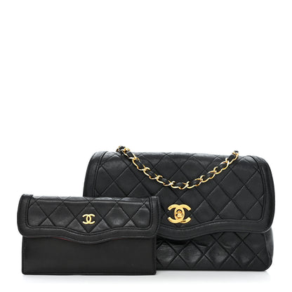 Chanel Lambskin Quilted Small Single Flap Black 1 of 15