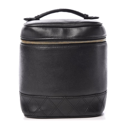 Chanel Lambskin Vanity Cosmetic Case Black 1 of 20