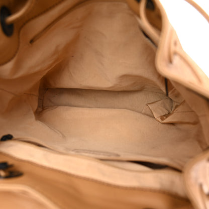 Chanel Lambskin CC Drawstring Backpack Beige 5 of 12