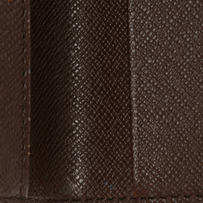 Louis Vuitton Damier Ebene Checkbook Cover Wallet 9 of 13