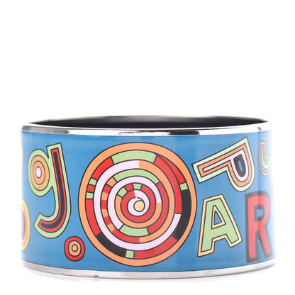Hermes Enamel Printed Tohu Bohu Extra Wide Bracelet 70 1 of 6