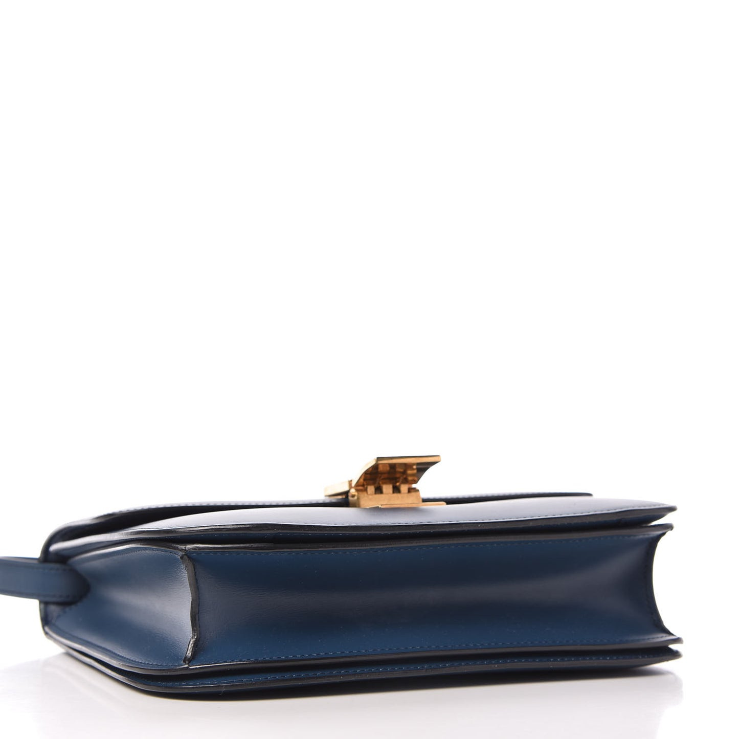 Box Calfskin Medium Classic Box Flap Indigo