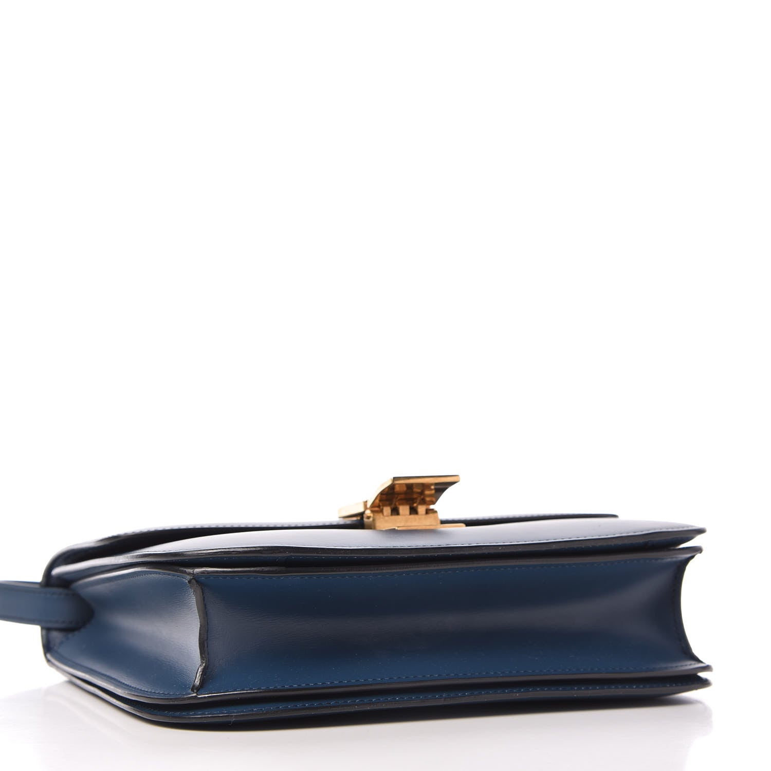 Celine Box Calfskin Medium Classic Box Flap Indigo 4 of 13