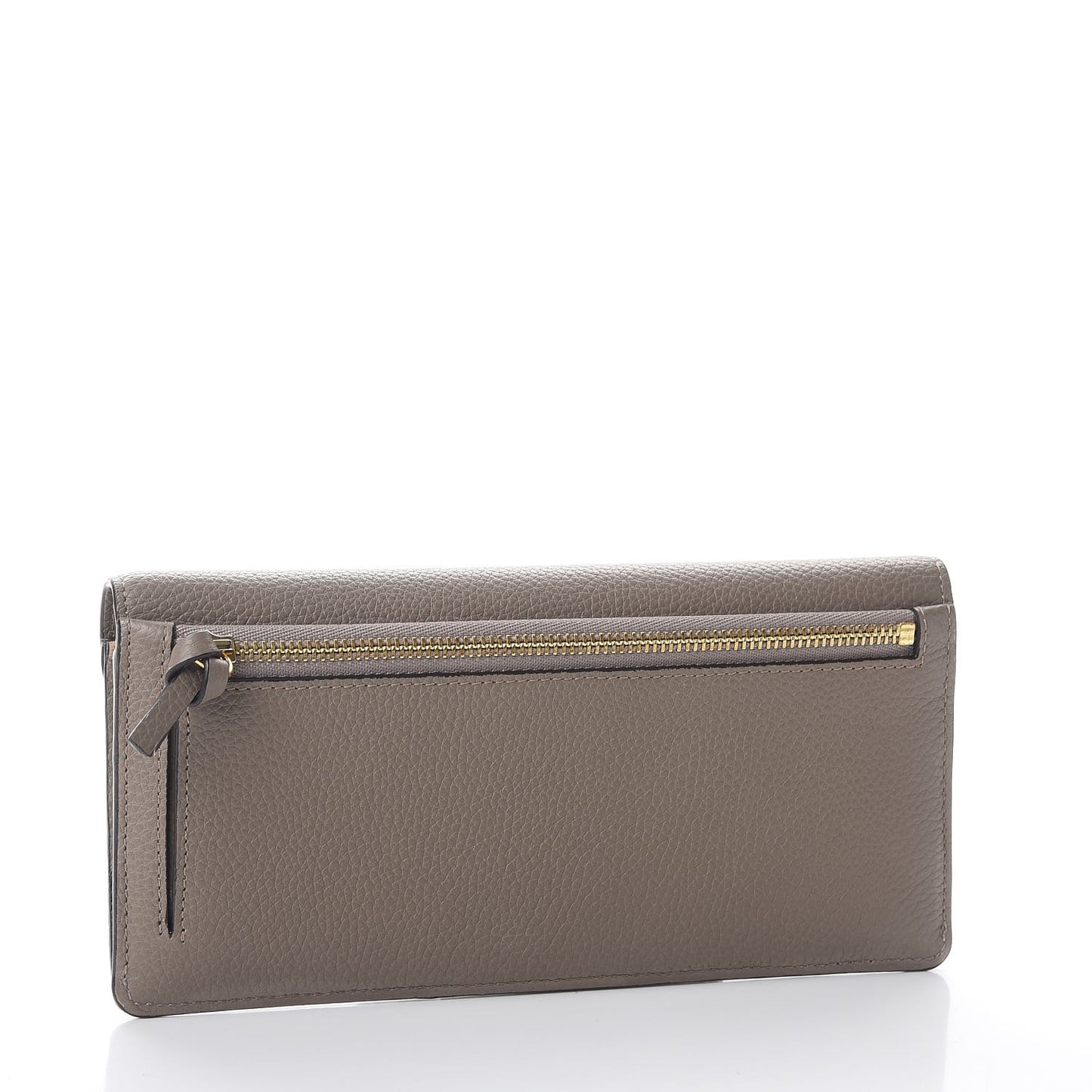 Calfskin Georgia Flap Wallet Motty Grey