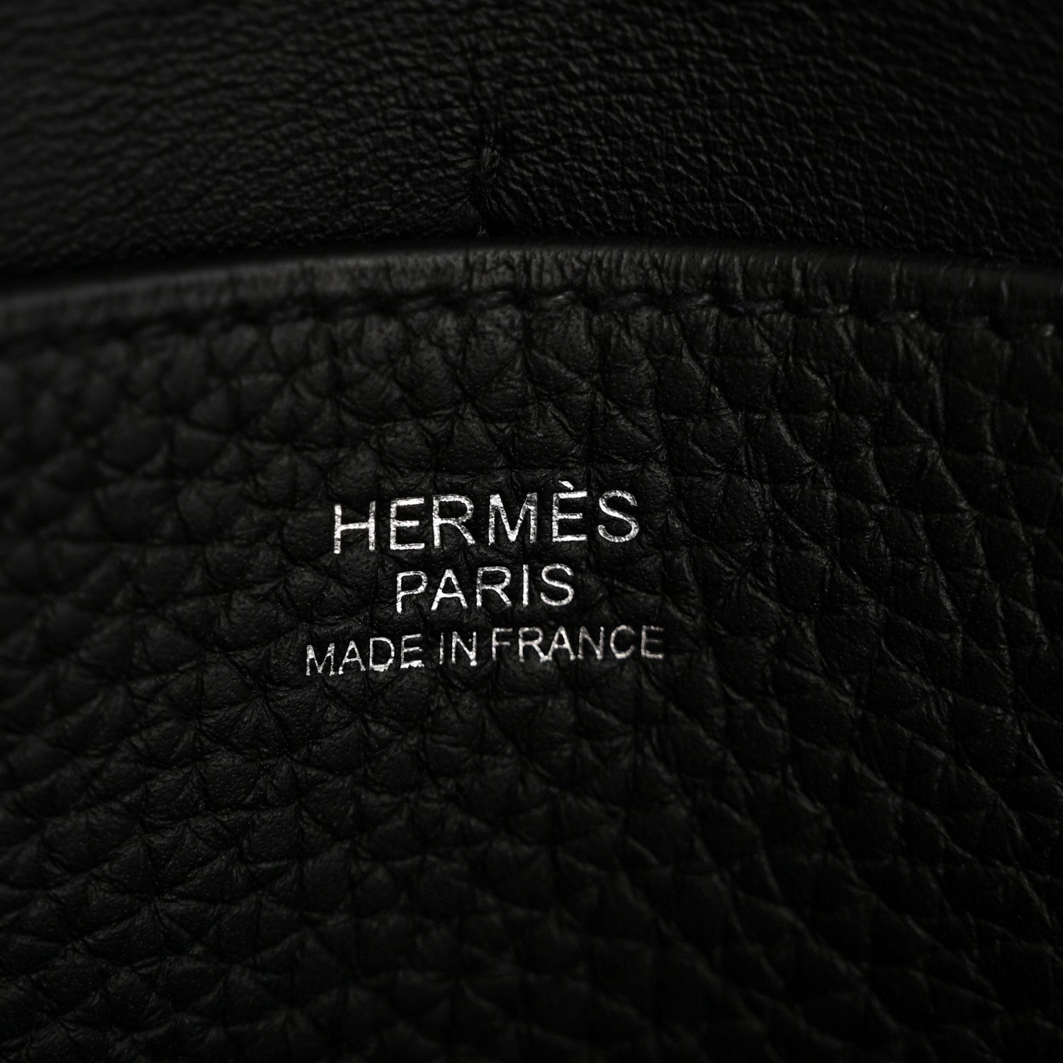 Hermes Taurillon Clemence Halzan 25 Black 6 of 13