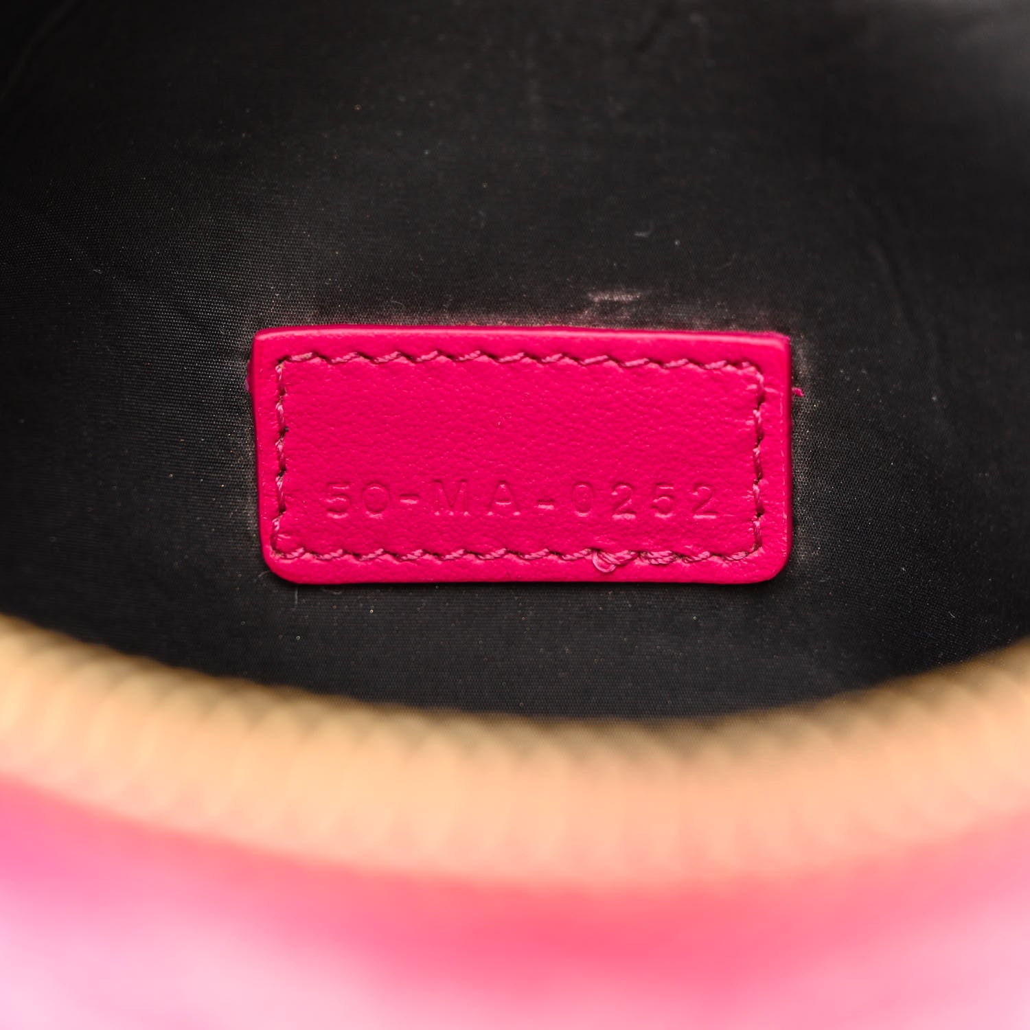 Christian Dior Canvas De Jouy Diortravel Nomad Pouch Pink 7 of 11