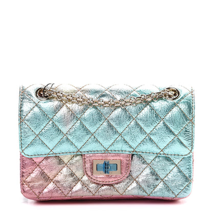 Chanel Metallic Goatskin Quilted Mini 2.55 Reissue Flap Multicolor 1 of 8