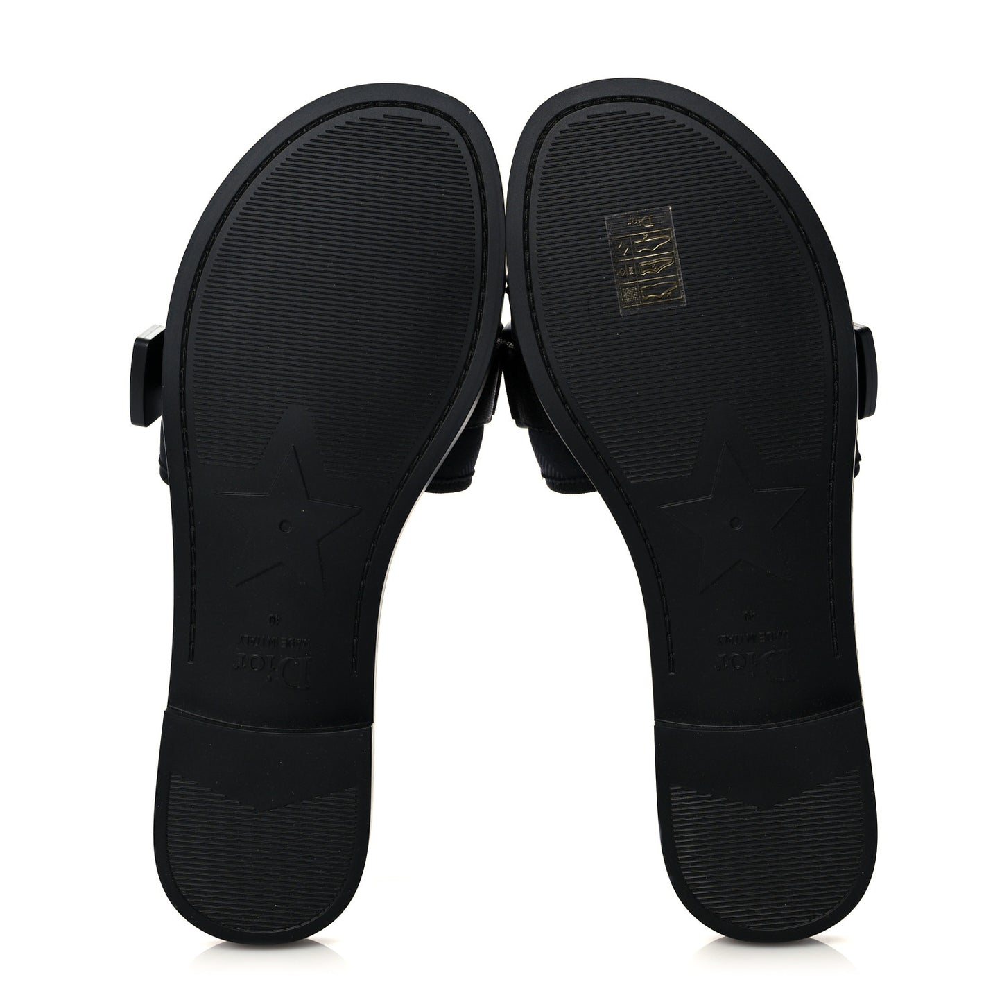 Technical Stretch Fabric Camouflage Dio(r)evolution Slide Sandals 40 Black Military