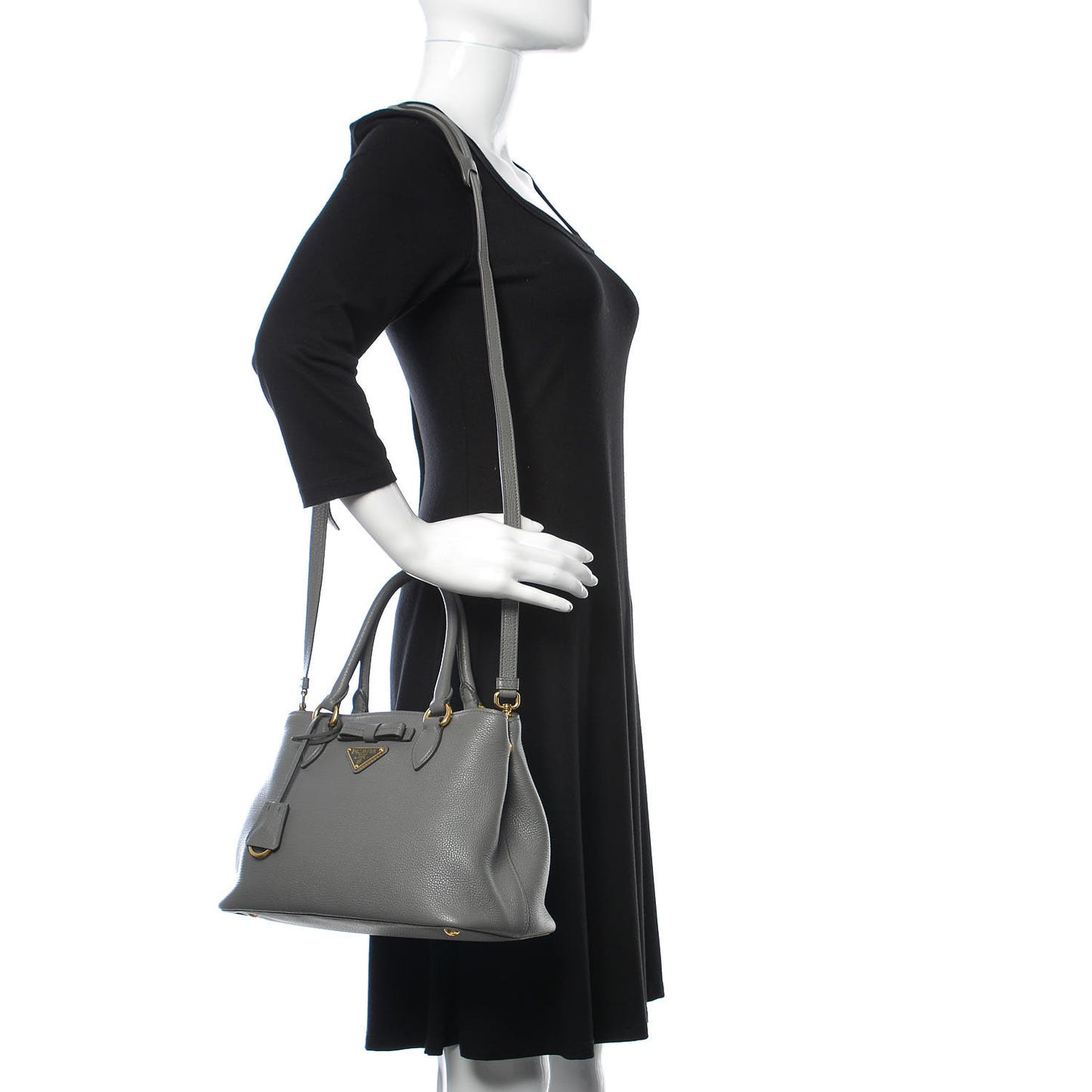 Vitello Phenix Small Bag Marmo
