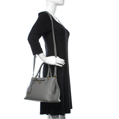 Prada Vitello Phenix Small Bag Marmo 2 of 10