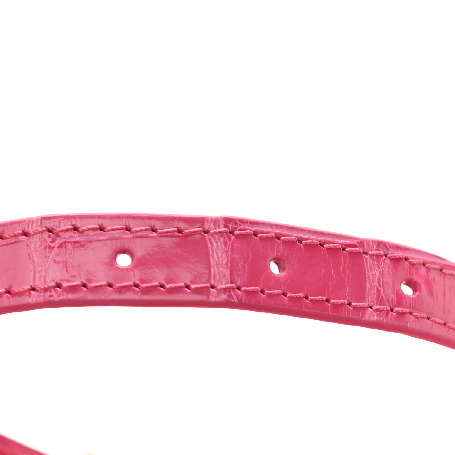 Louis Vuitton Crocodile Mini Capucines Rose Peony 11 of 11