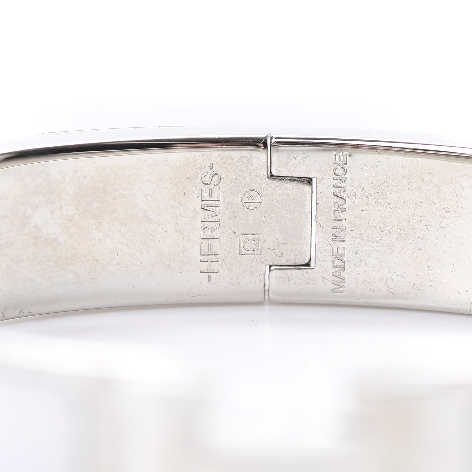 Hermes Enamel Narrow Clic Clac H Bracelet PM White 4 of 6