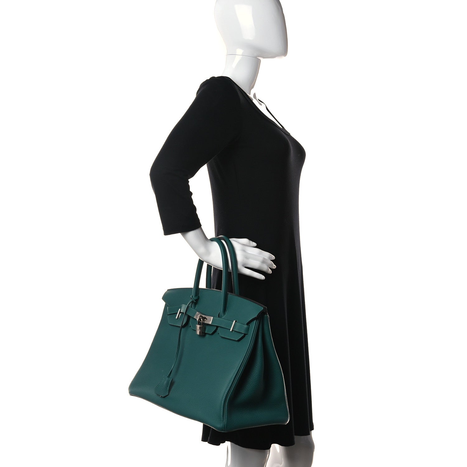 Hermes Togo Birkin 35 Malachite 2 of 9