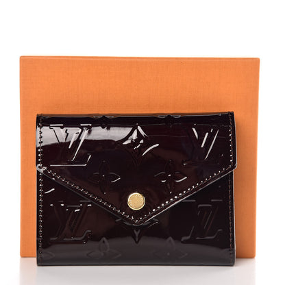 Louis Vuitton Vernis Victorine Wallet Amarante 12 of 12