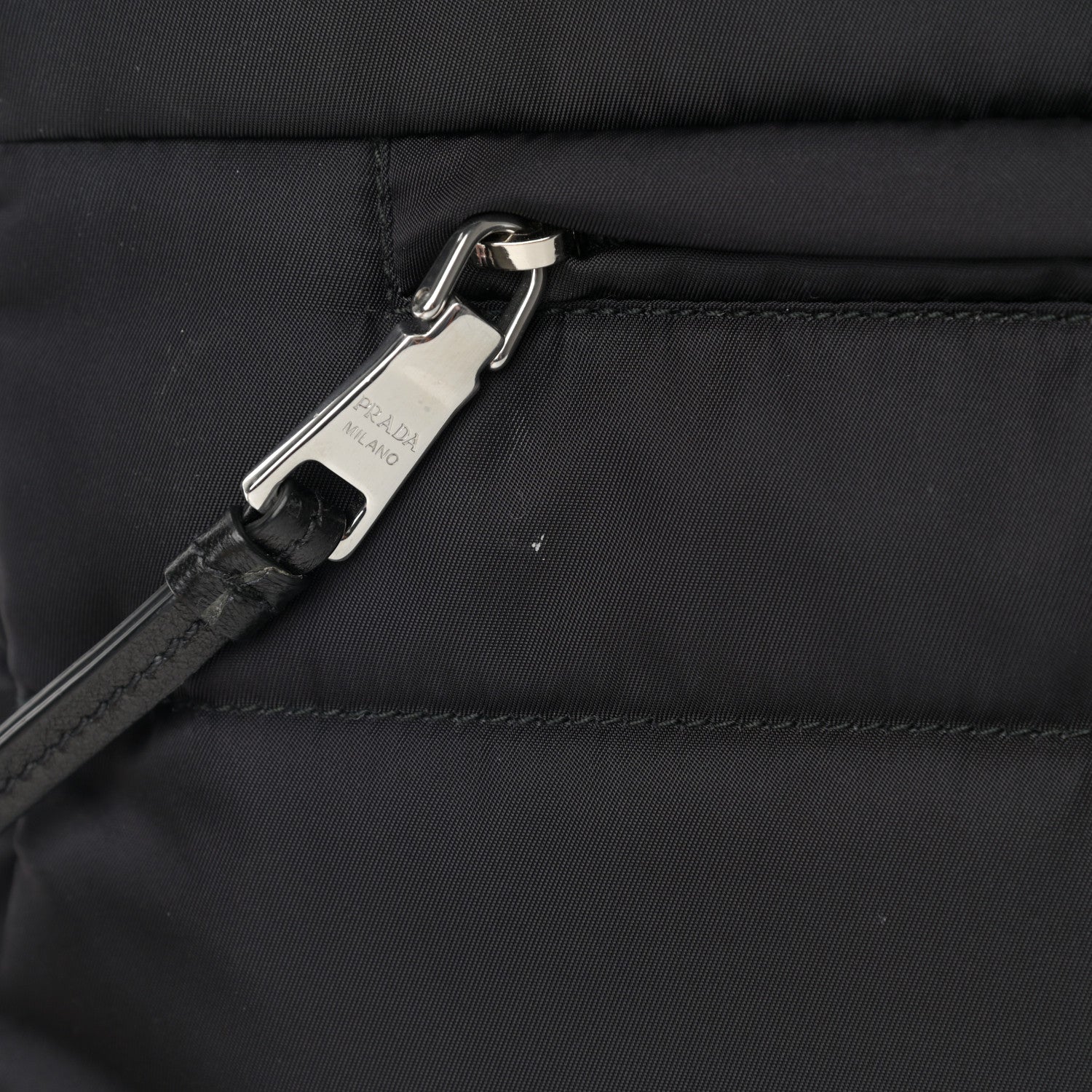 Prada Tessuto Nylon Bomber Tote Black 13 of 14