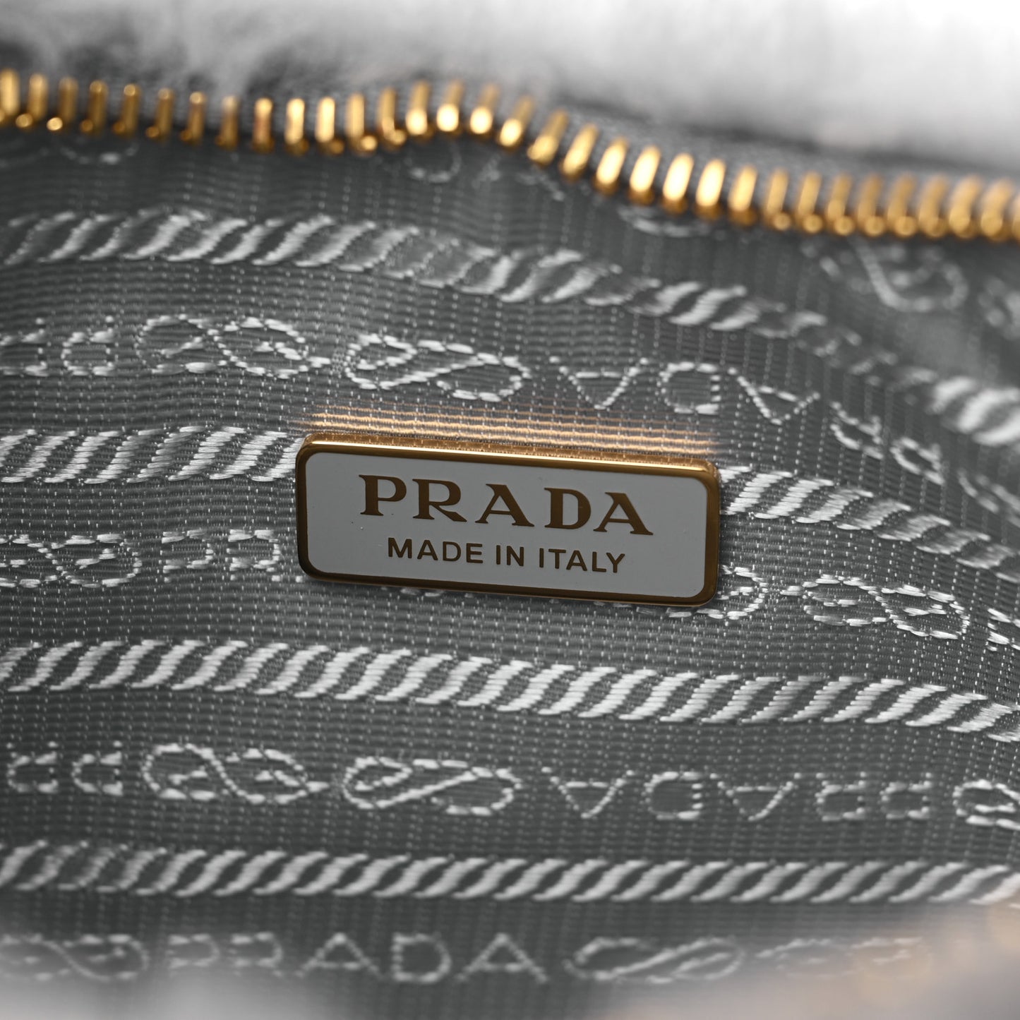 Shearling Nappa Mini Re-Edition Shoulder Bag Fiordaliso