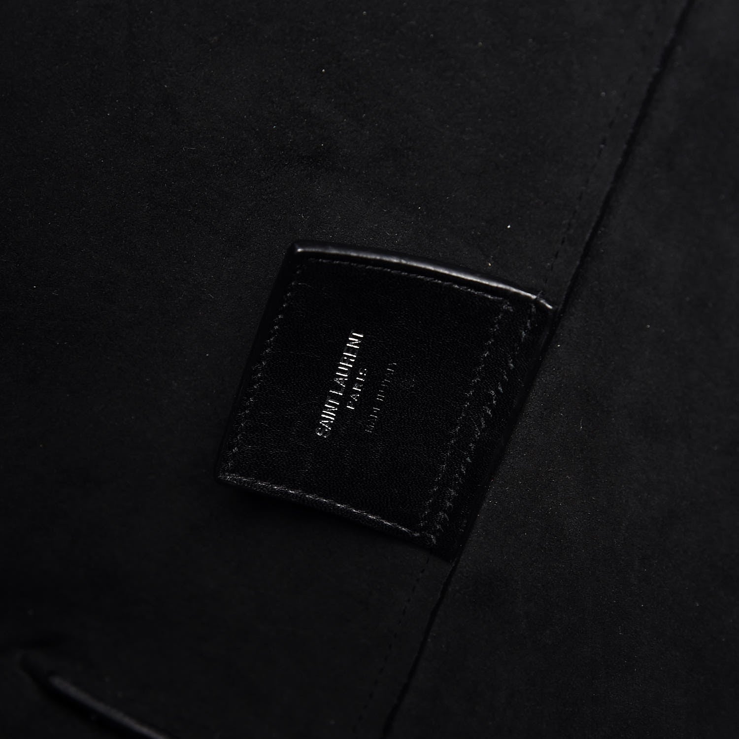 Saint Laurent Patent Calfskin Large Shopping Tote Black 7 of 12