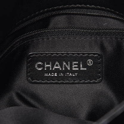 Chanel Lambskin Quilted Large 3 Flap Black 7 of 9