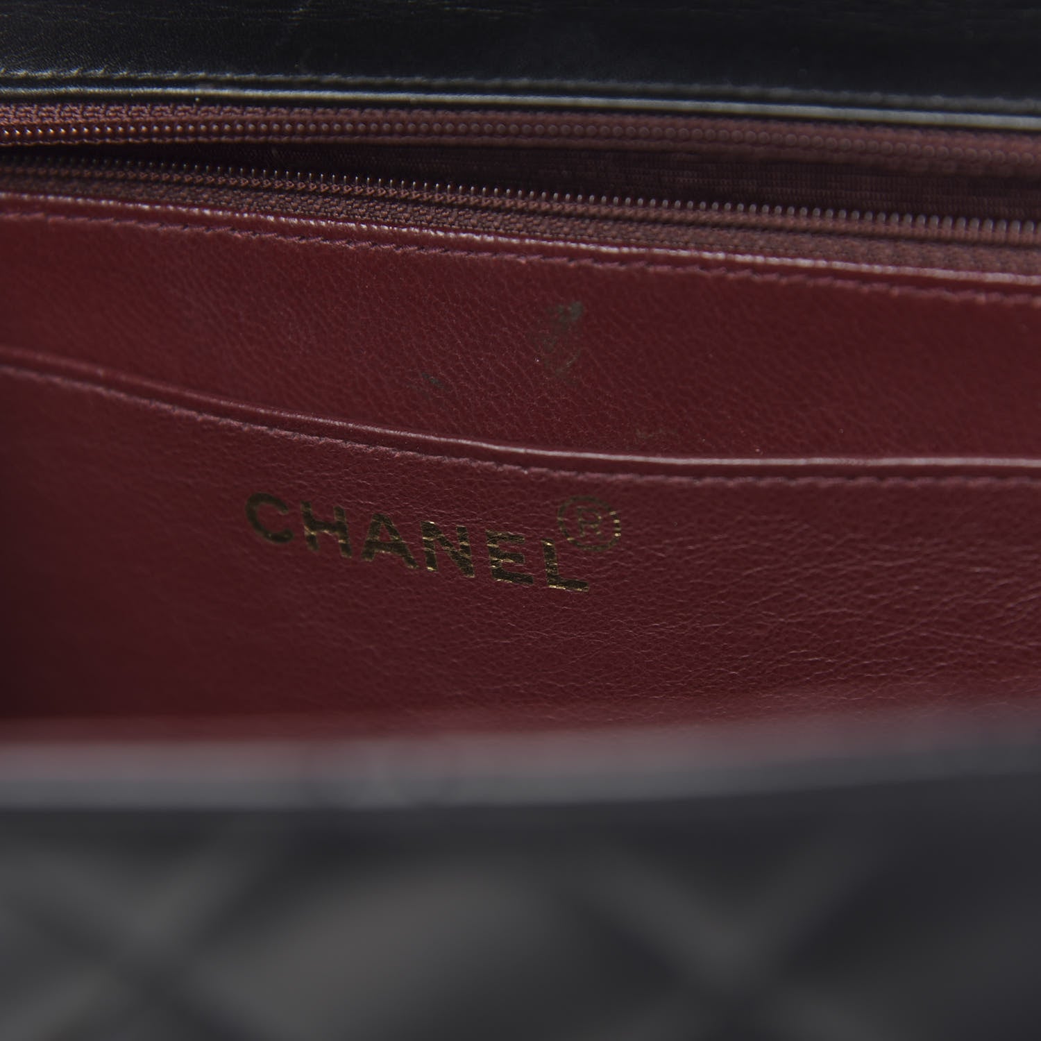 Chanel Lambskin Quilted XL Jumbo Single Flap Black 6 of 12