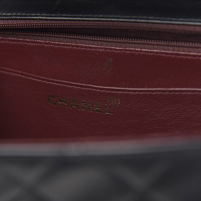 Chanel Lambskin Quilted XL Jumbo Single Flap Black 6 of 12