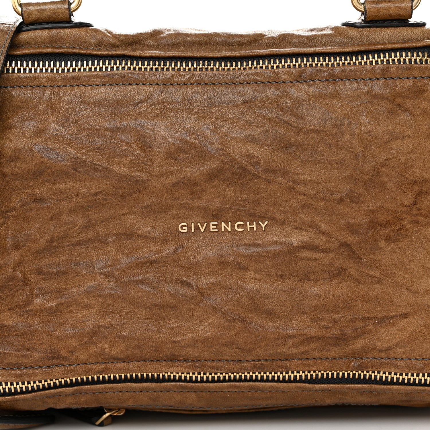 Givenchy Tumbled Sheepskin Medium Pandora Charcoal 8 of 13