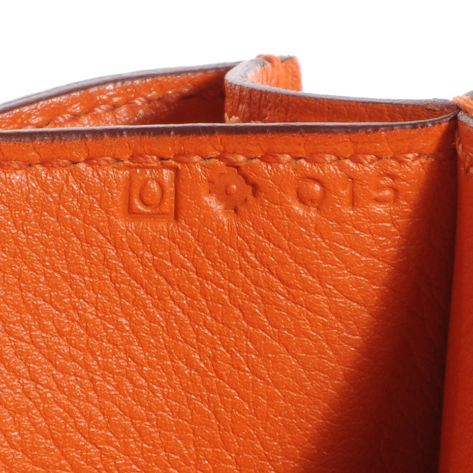 Hermes Veau Swift Constance Elan 25 Orange 7 of 7