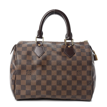 Louis Vuitton Damier Ebene Speedy 25 1 of 12