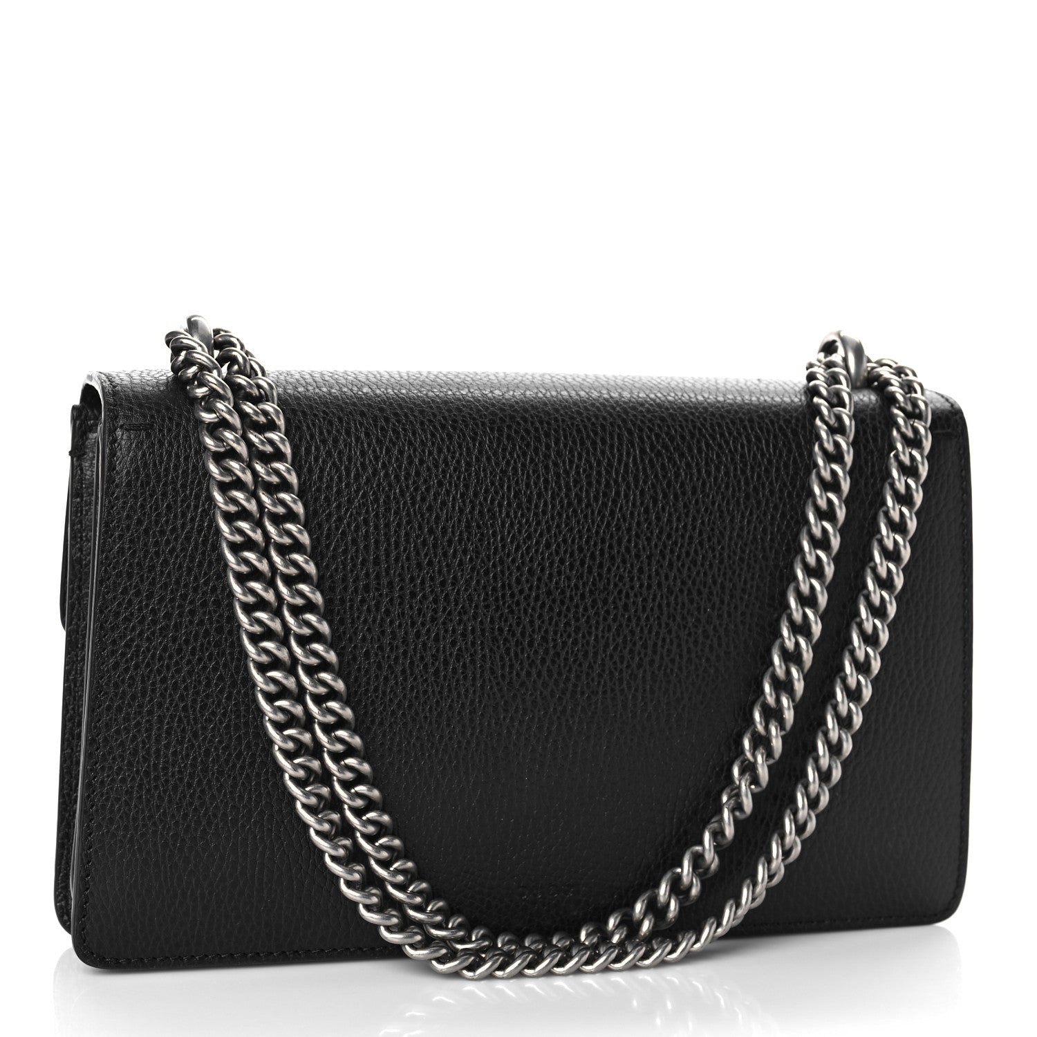 Gucci Pebbled Calfskin Small Dionysus Shoulder Bag Black 3 of 10