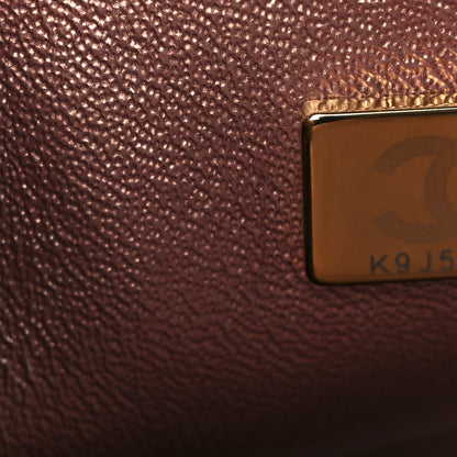 Chanel Metallic Grained Calfskin Quilted 2.55 Reissue Mini Flap Copper Pink 7 of 11