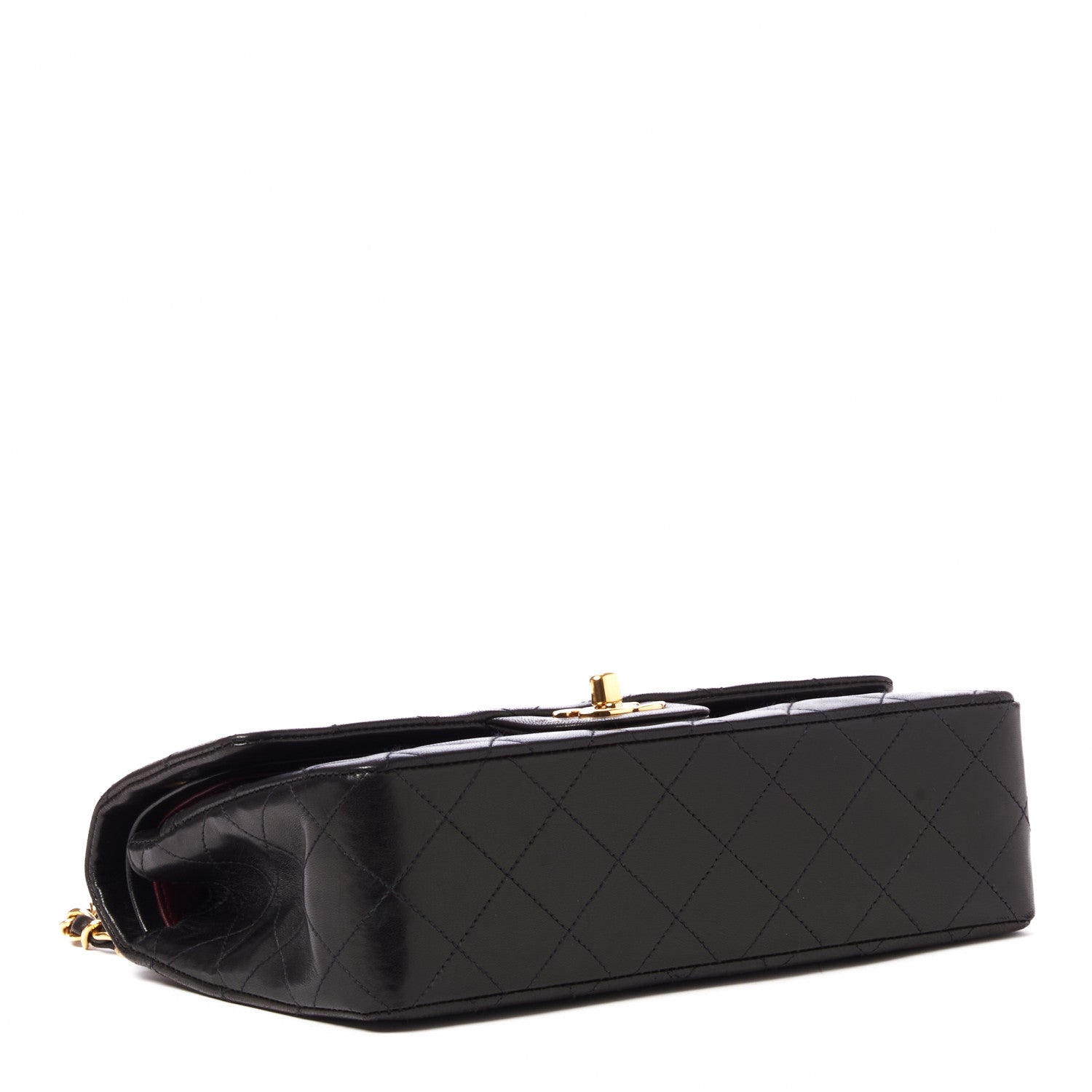 Chanel Lambskin Quilted Small Double Flap Black 4 of 10