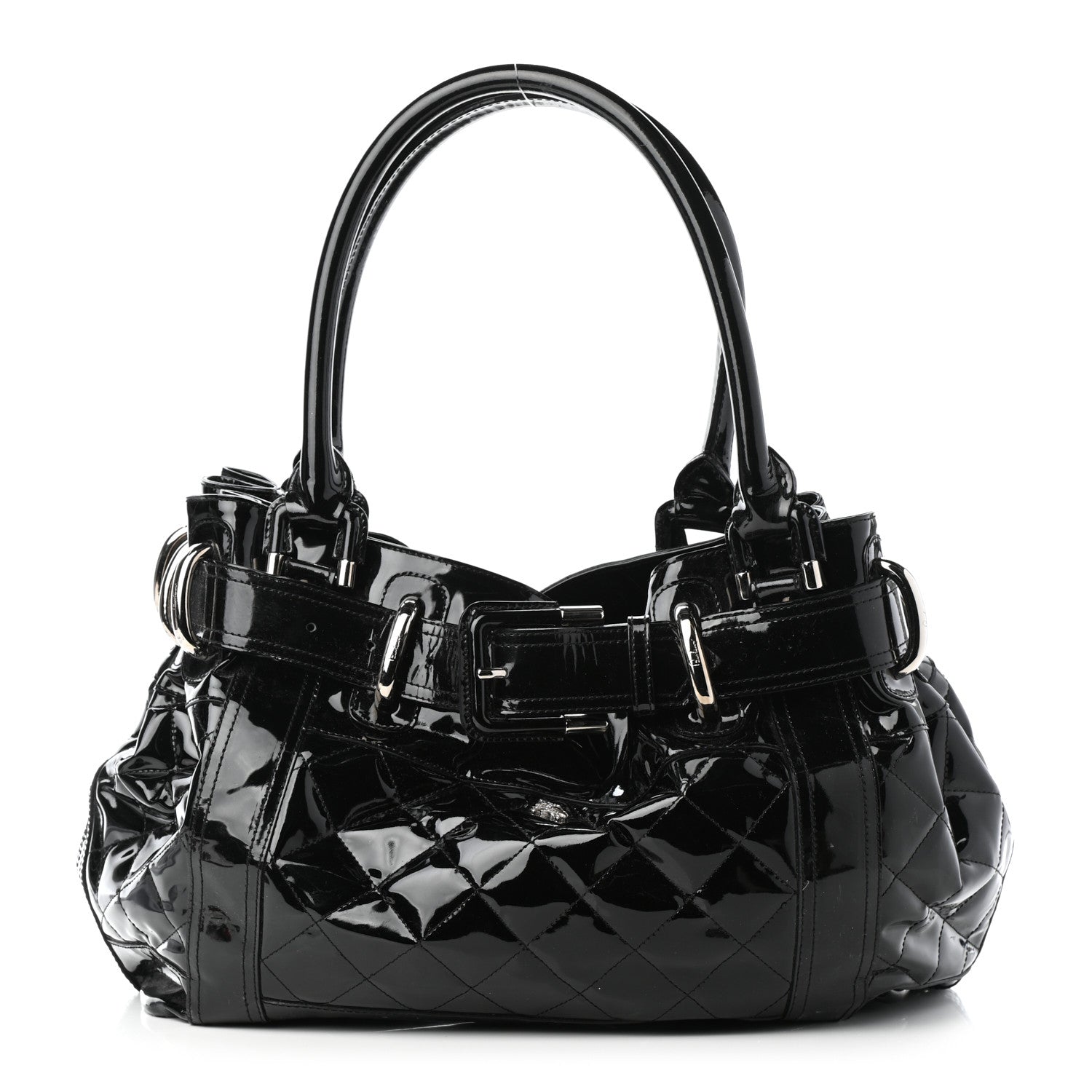 Burberry Patent Quilted Beaton Black 1 of 5