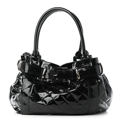 Burberry Patent Quilted Beaton Black 1 of 5