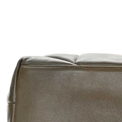 Saint Laurent Lambskin Quilted Medium Loulou Puffer Monogram Chain Satchel Seaweed 9 of 17