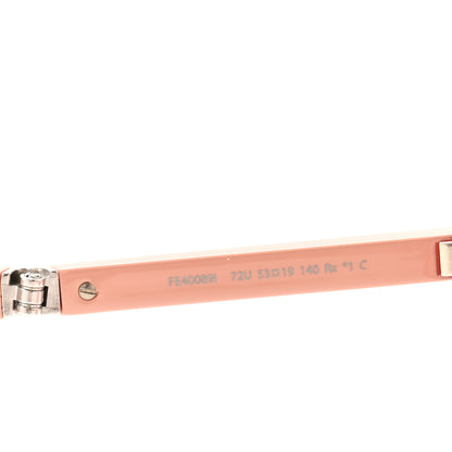 Fendi Acetate Injected Touch Of FF Folding Sunglasses FE40089I Shiny Pink 6 of 7